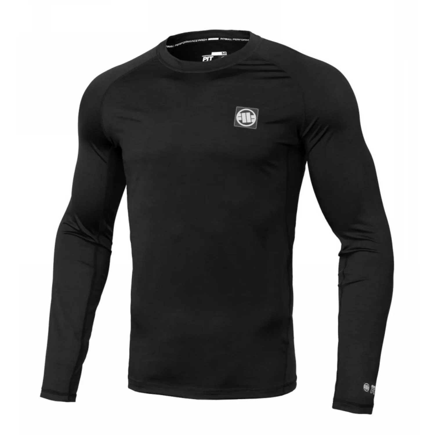 Longsleeve Rashguard Pit Bull Performance Pro plus New Logo - Czarny