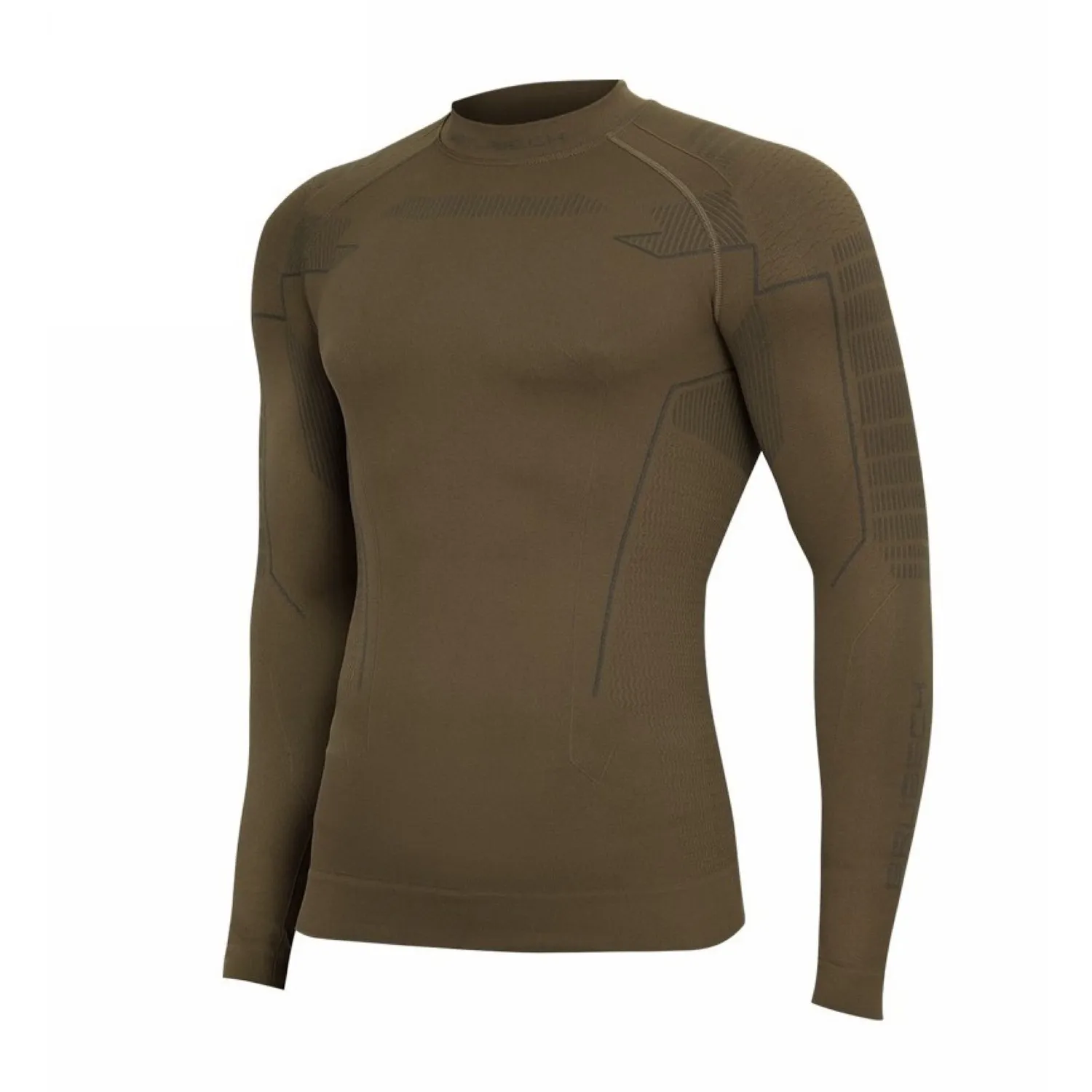 Longsleeve Termoaktywny Męski Bielizna Brubeck RANGER THERMO - Khaki  S