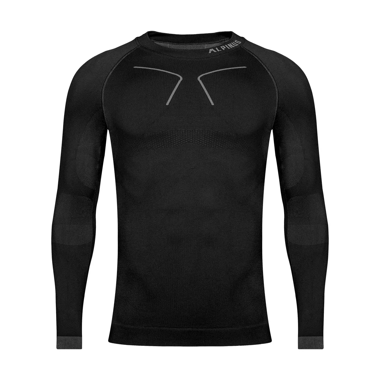 Bluza Termoaktywna Męska Alpinus Tactical Base Layer - Czarna S