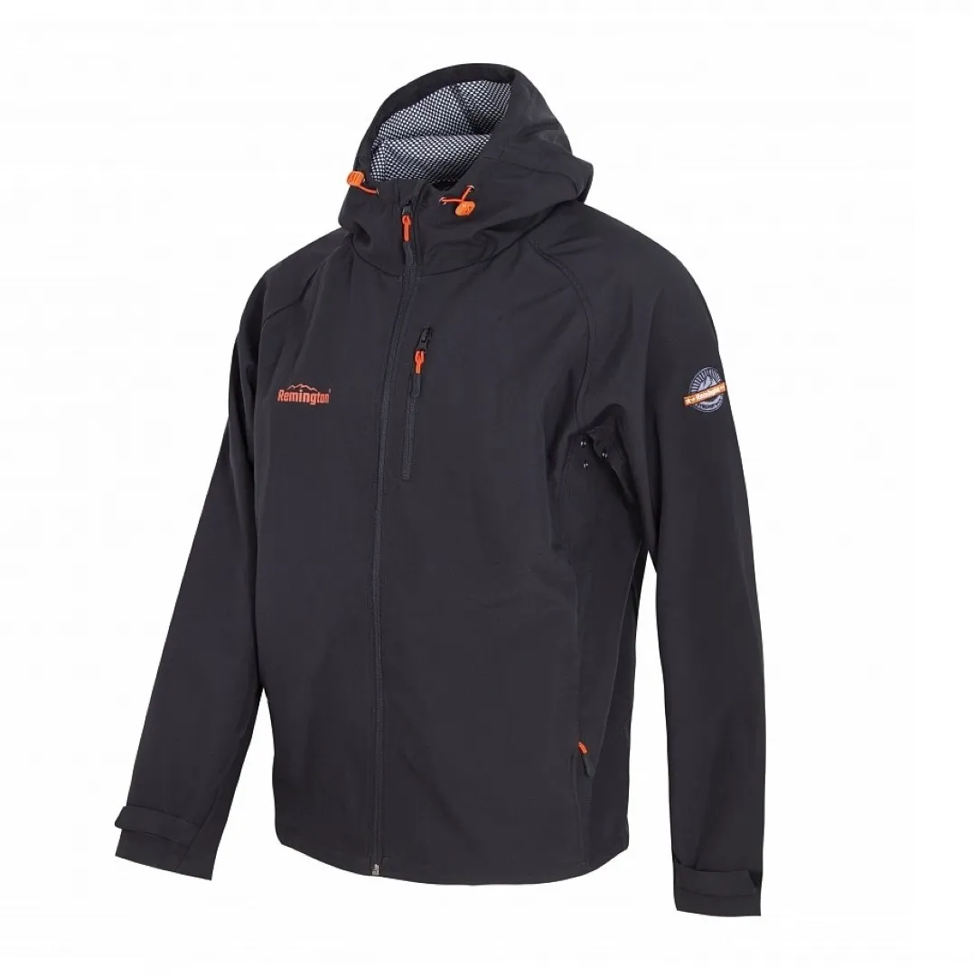 Kurtka Softshell Remington Hunter Jacket Black Moose - Czarna XXL