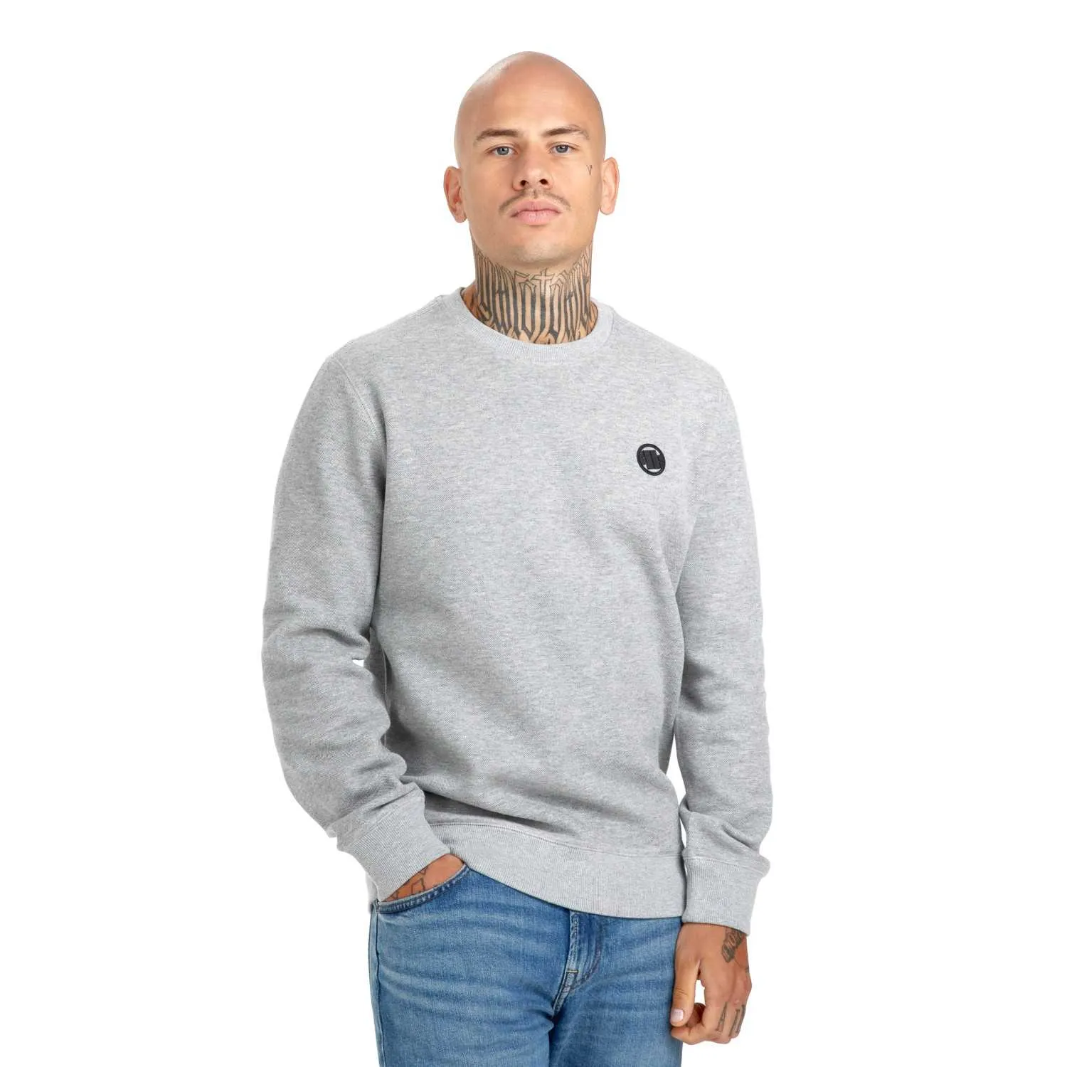 Bluza Pit Bull Pique Small Logo - Szara