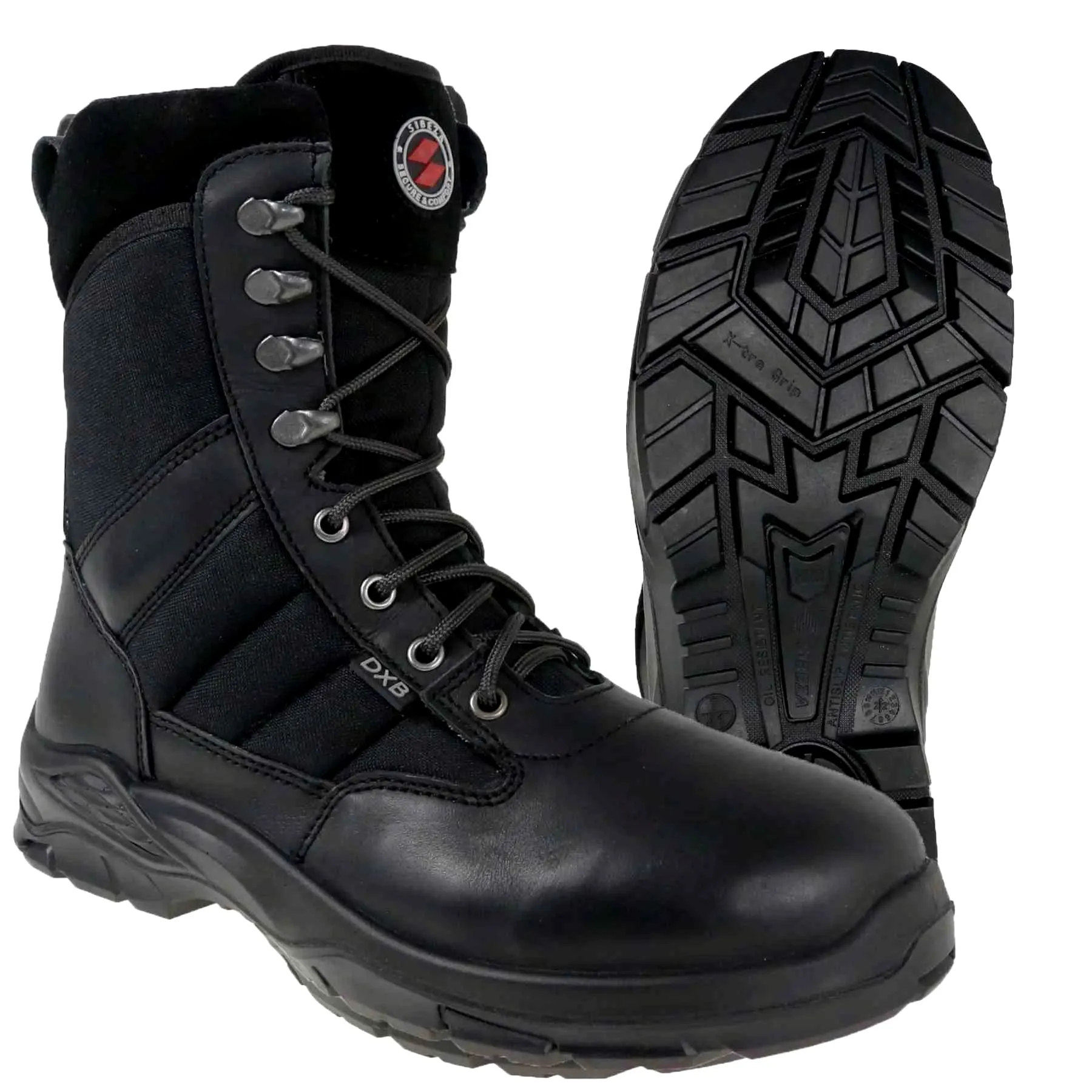Buty Wojskowe Taktyczne Sibeza DXB Czarne Safe ZIP48