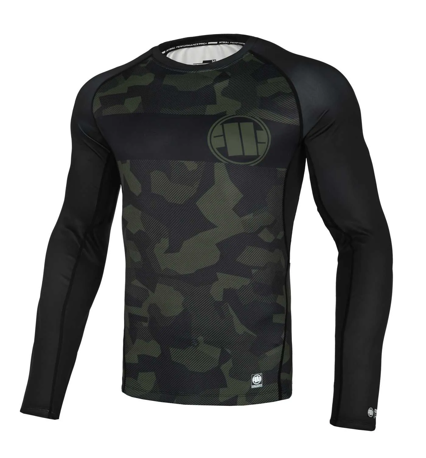 Rashguard termoaktywny L-S Pit Bull Performance Pro Plus Dillard Casino - Oliwkowy XXL
