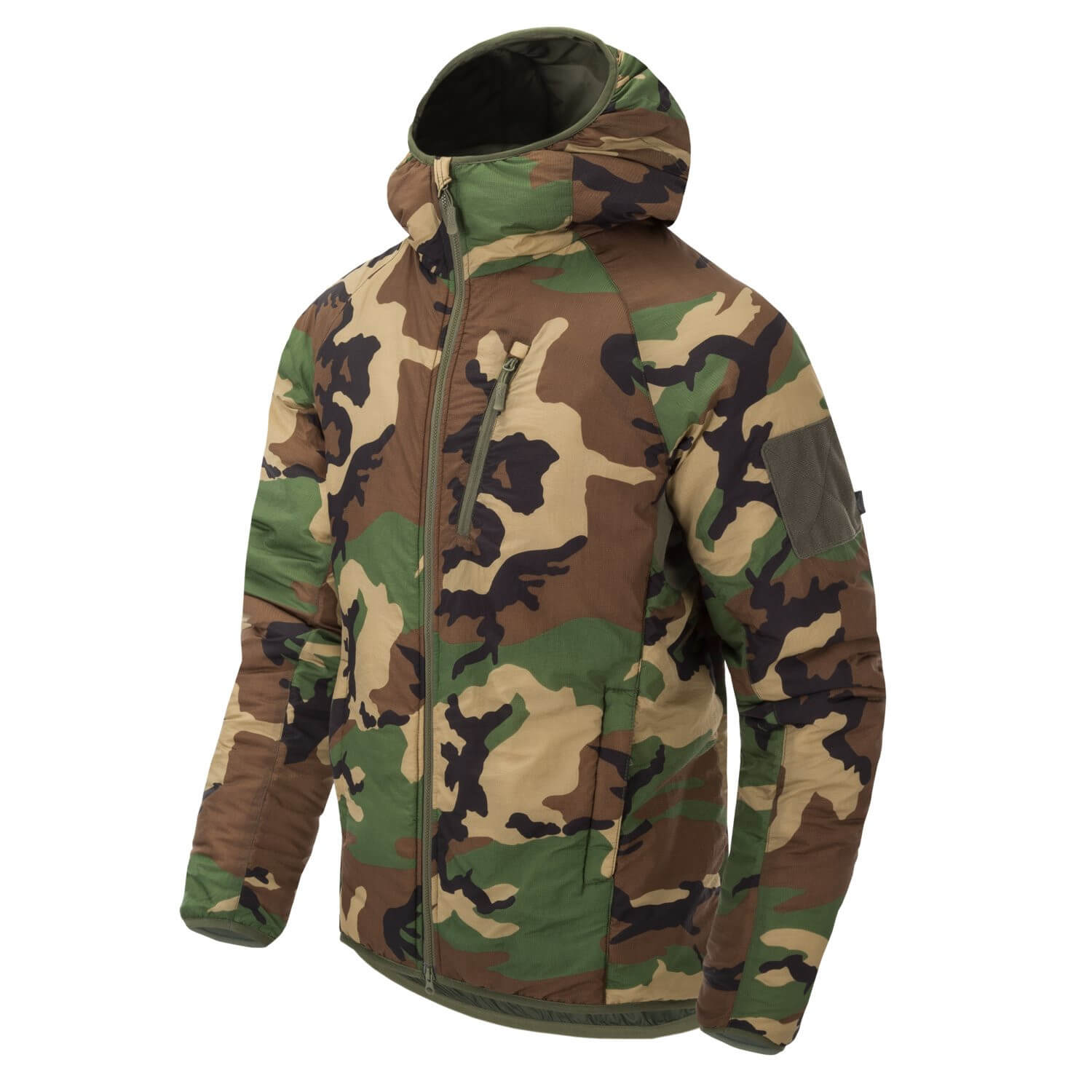 Kurtka Helikon-Tex WOLFHOUND Hoodie Climashield Apex 67g - US Woodland