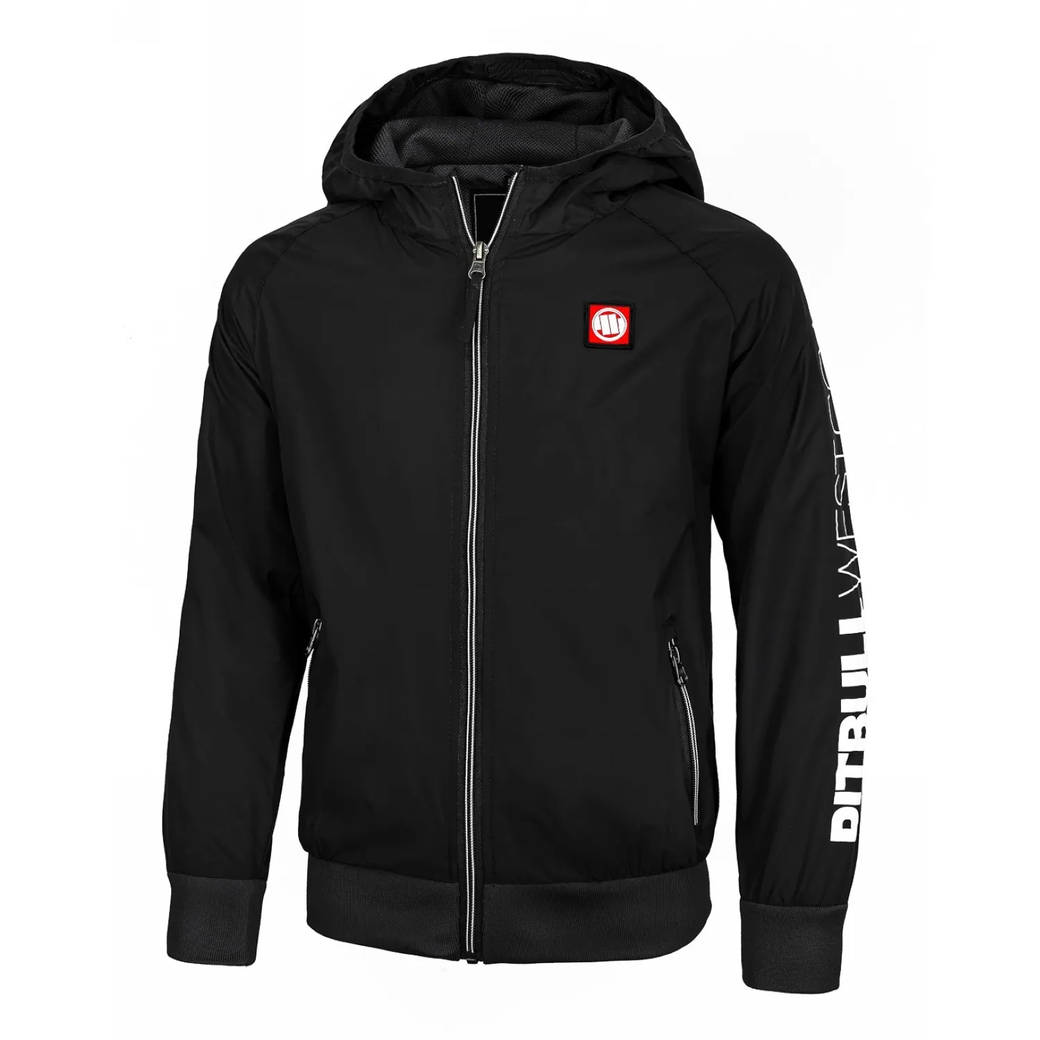 Kurtka dziecięca Pit Bull Athletic Sleeve - Czarna 122 (7 Lat)