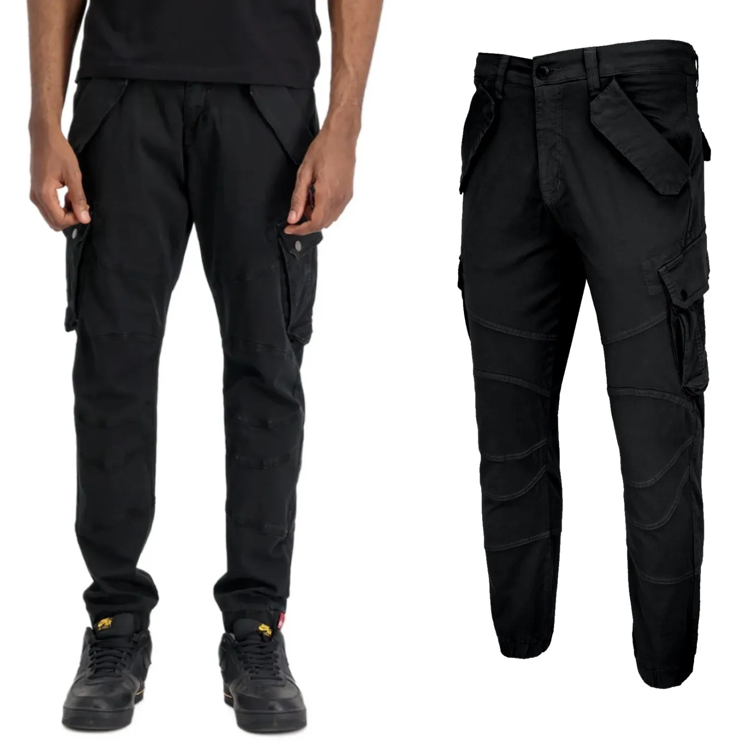 Spodnie Alpha Industries Combat Pant LW 126215 03 - Czarne 31