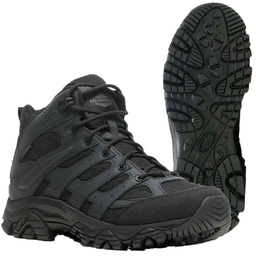 Buty wojskowe MERRELL MOAB 3 MID TACTICAL WP Waterproof Czarne 45