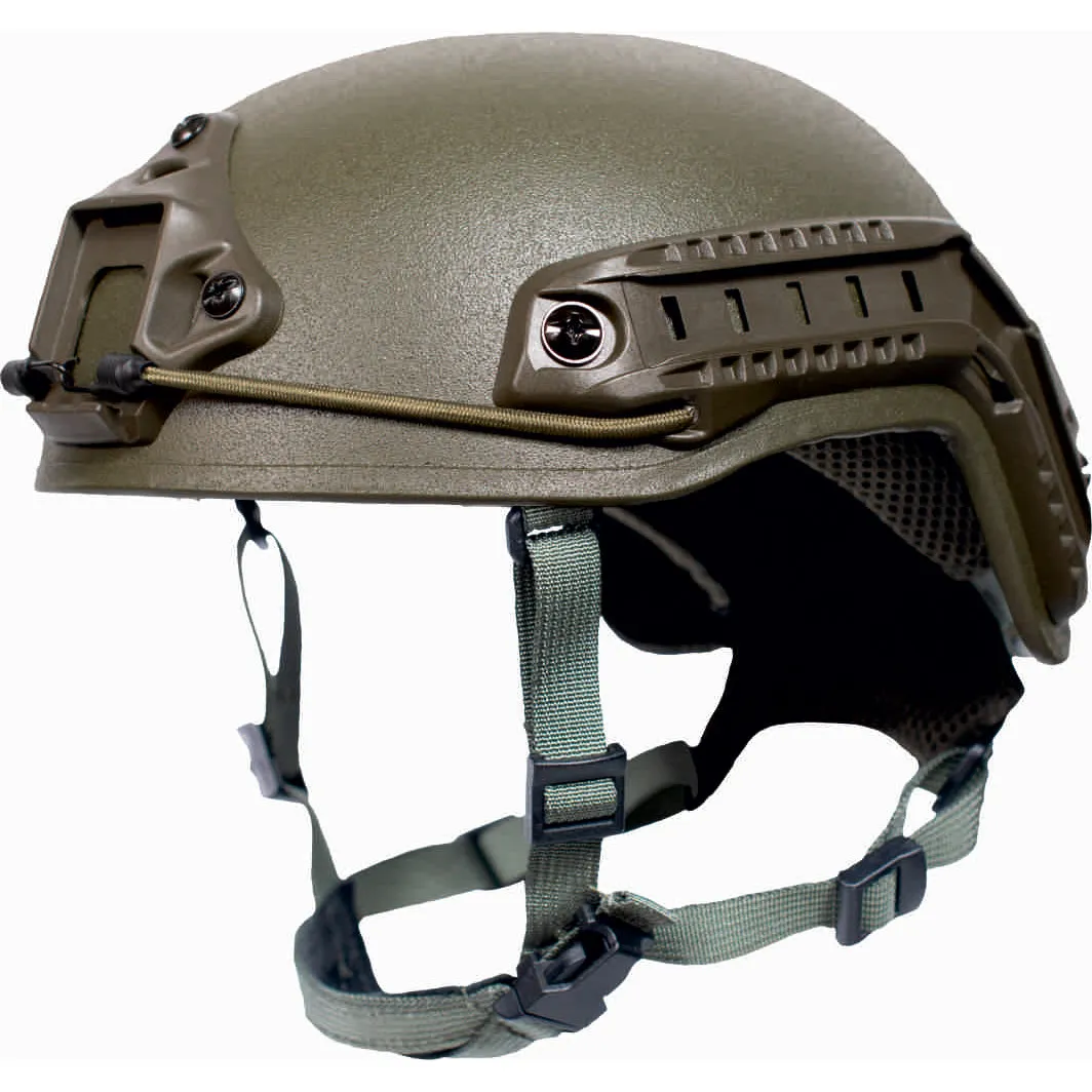 Hełm Balistyczny MASKPOL Kuloodporny i Odłamkoodporny LHO-01 - Ranger Green L