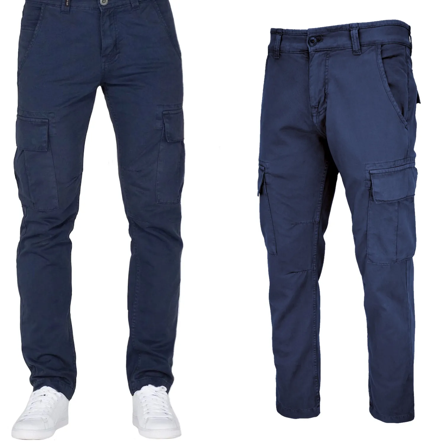 Spodnie Alpha Industries Agent 158205 07 - Granatowe 31
