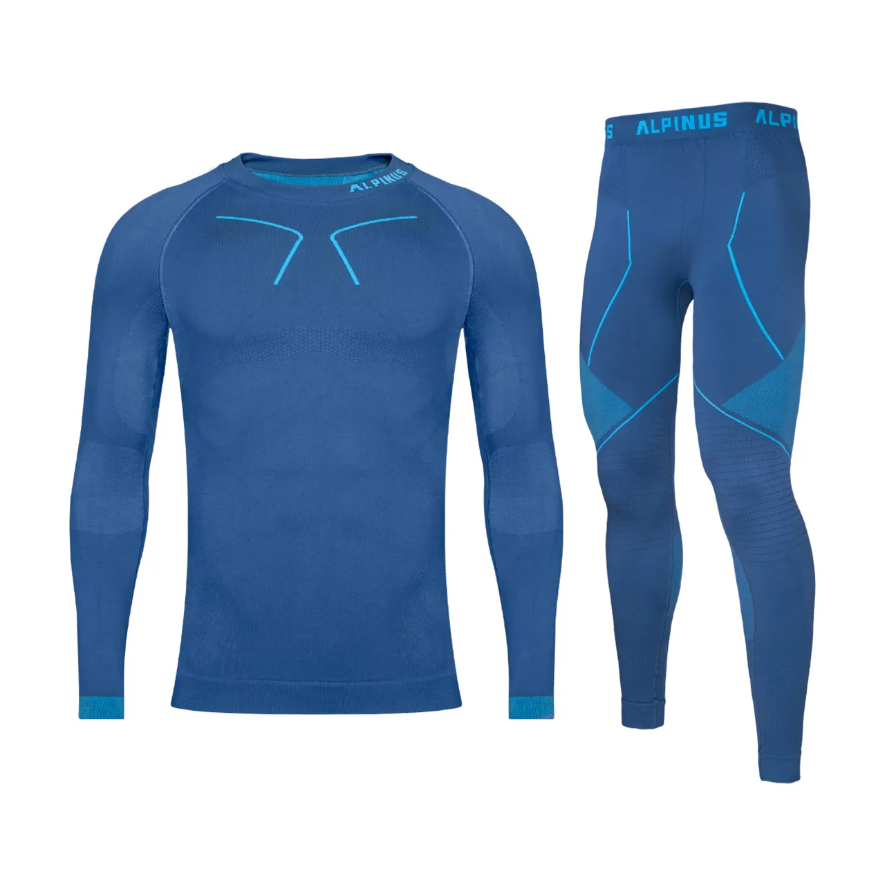 Bielizna Termoaktywna Męska Alpinus Tactical Base Layer Set - Niebieska S