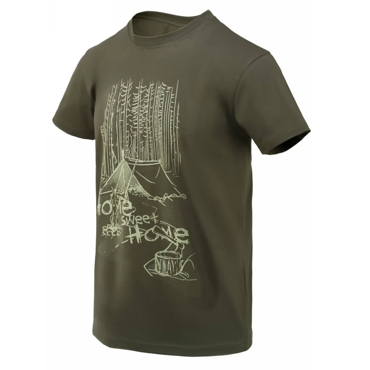 T-Shirt Helikon-Tex Home Sweet Home - Taiga Green