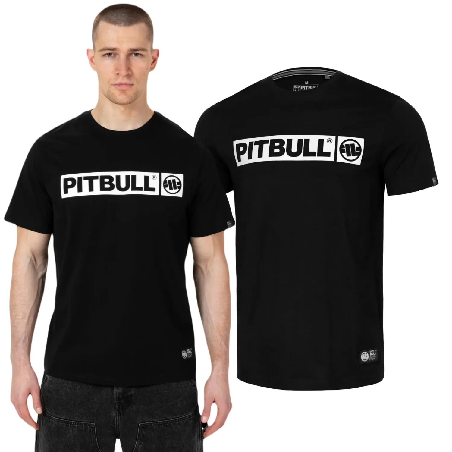 Koszulka Pit Bull Middle Weight 170 Basic Hilltop '24 - Czarna L