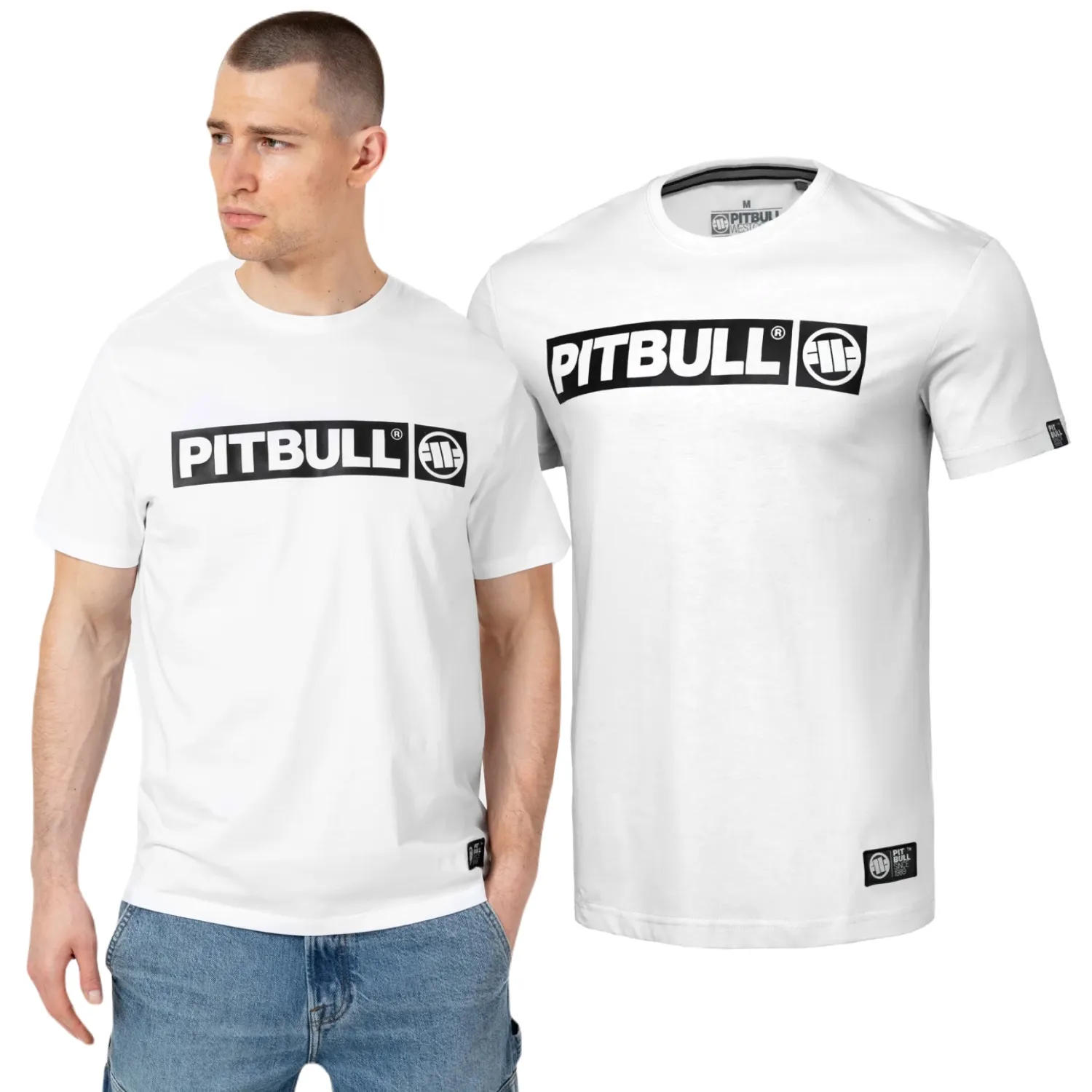 Pit Bull Middle Weight 170 Basic Hilltop '25 - Biała  L