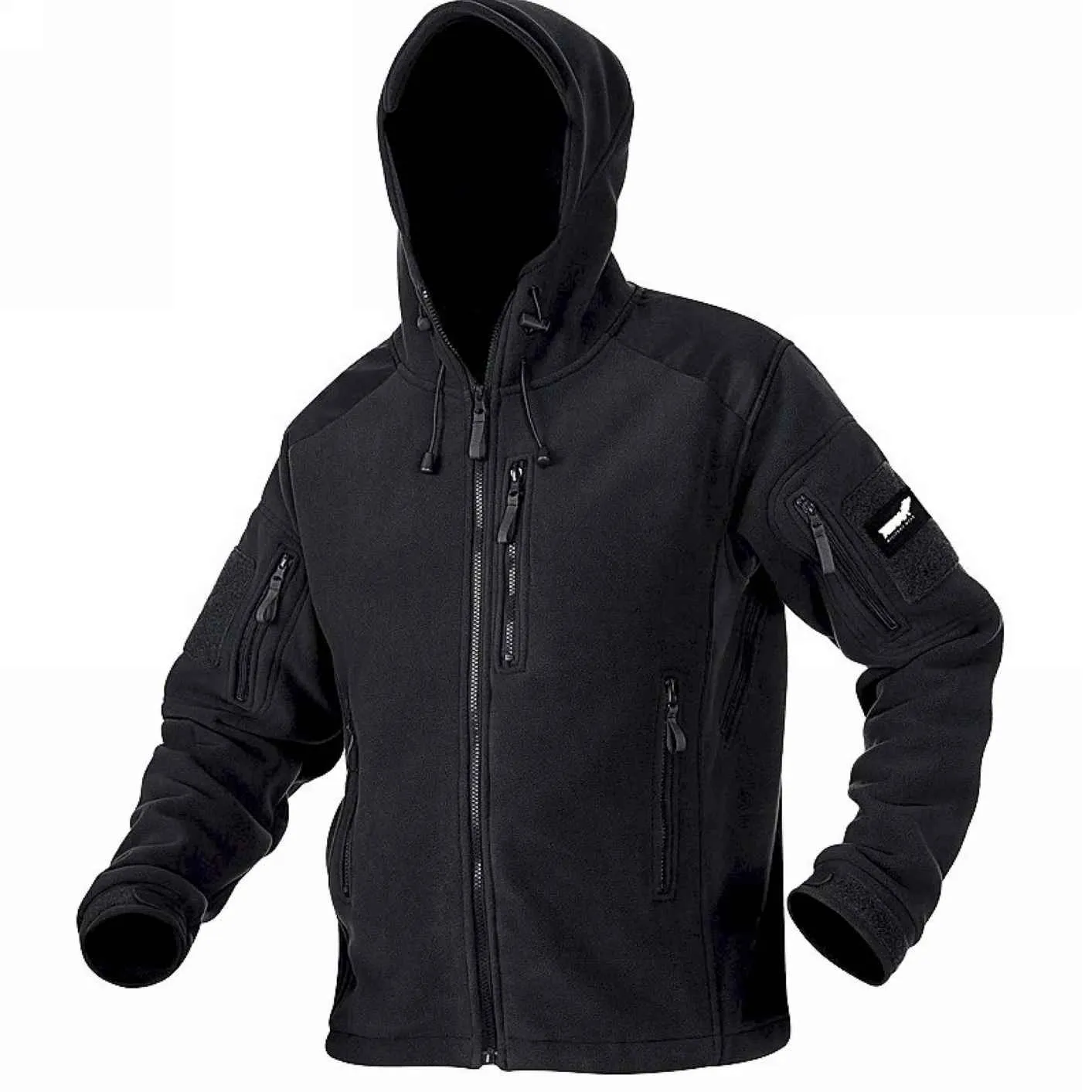 Texar - Bluza polarowa HUSKY - Czarna 4XL