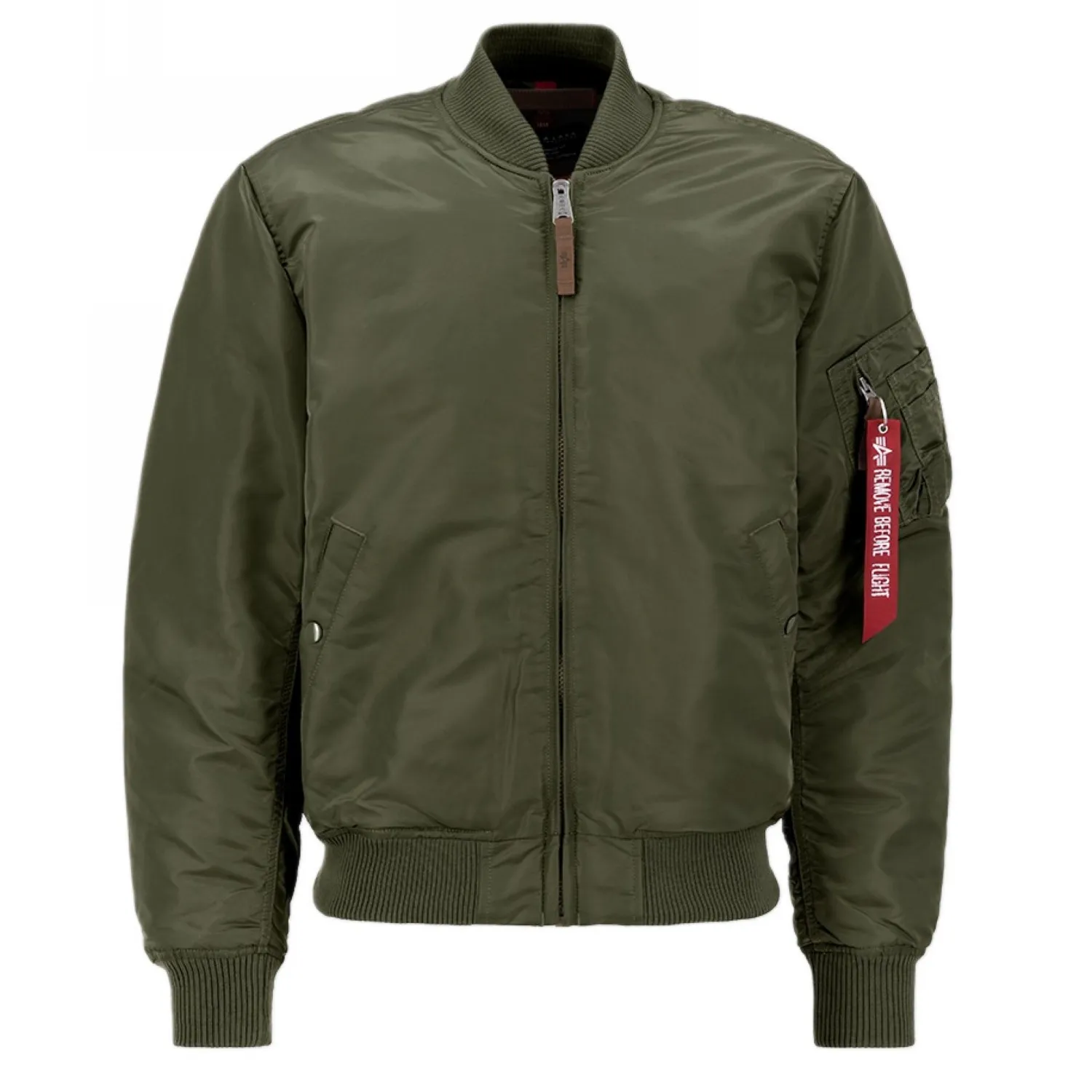 Kurtka Alpha Industries MA-1 VF 59 191118 257 - Ciemnozielona 4XL
