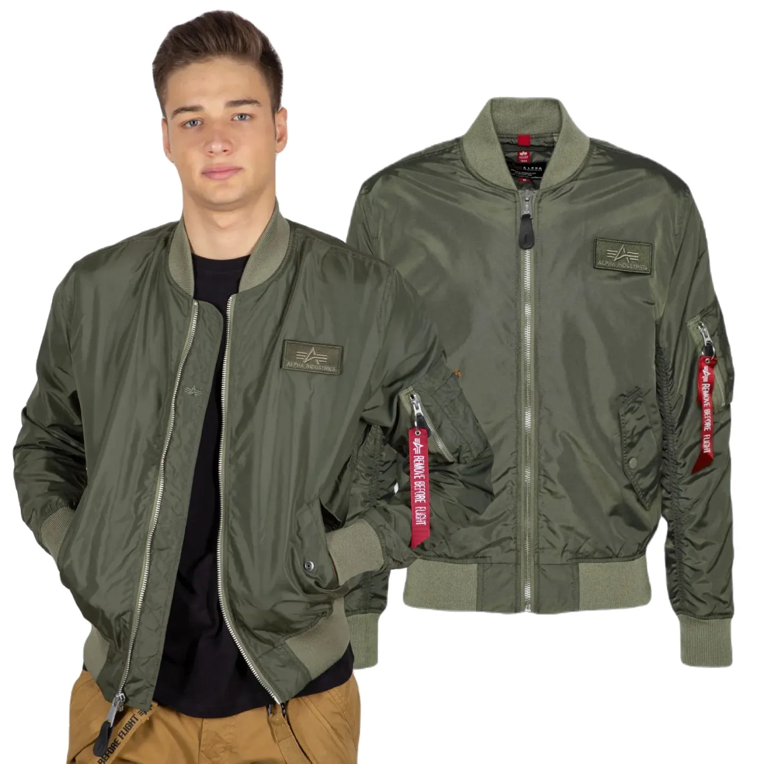 Kurtka Alpha Industries MA-1 TTC 126101 142 - Oliwkowa S