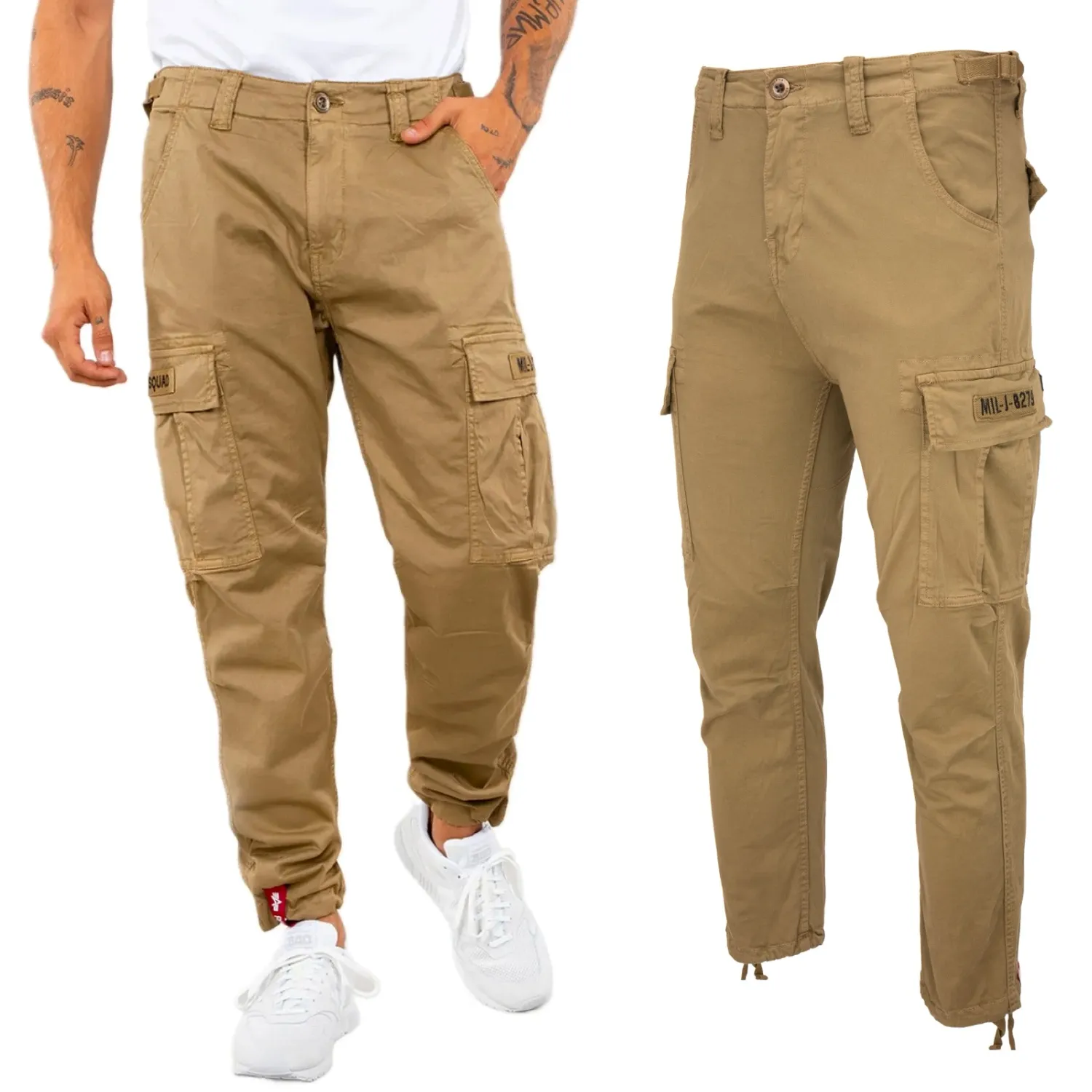 Spodnie Alpha Industries Squad Pant 188202 13 - Khaki 38