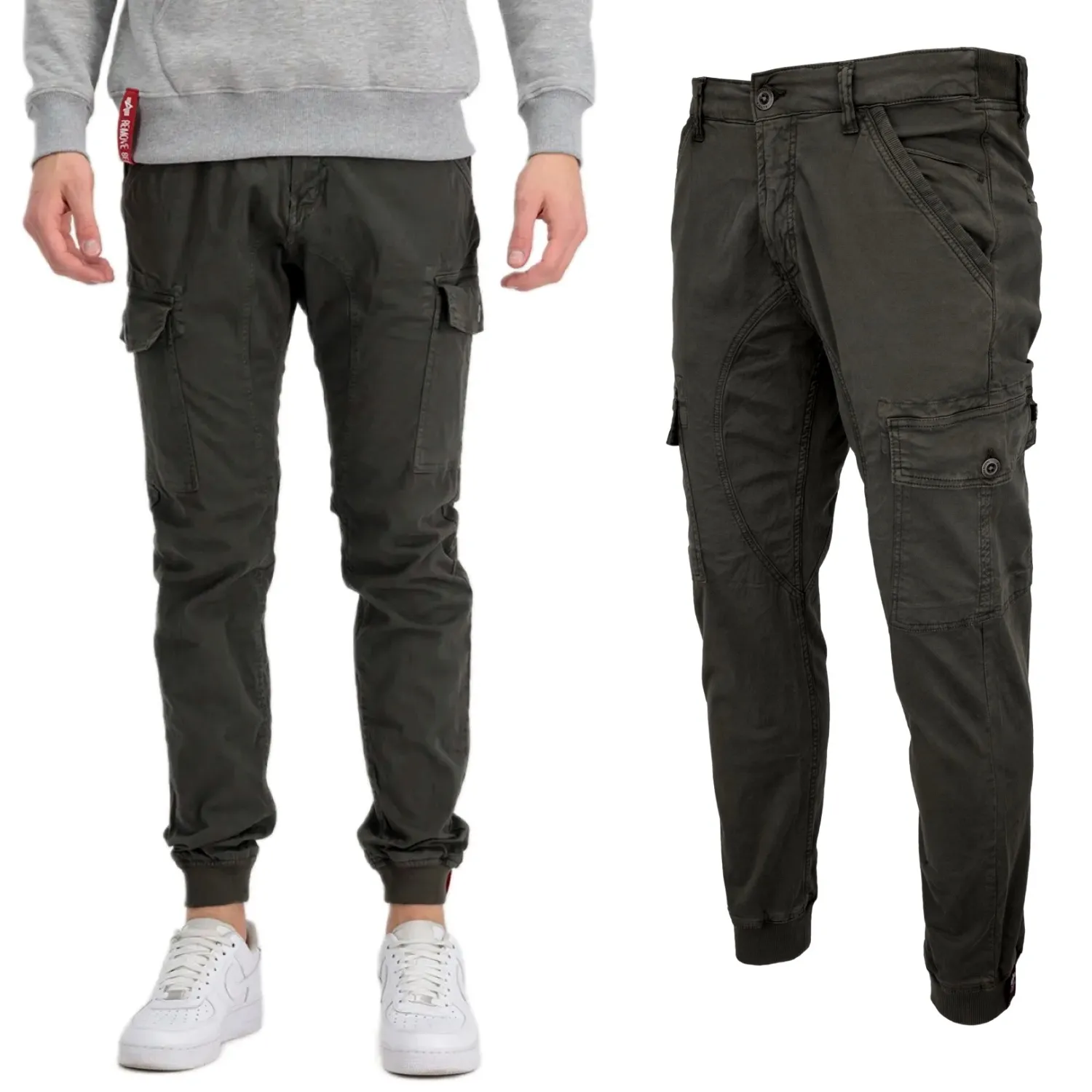 Spodnie Alpha Industries Spark Pant 196215 136 - Grafitowe 38