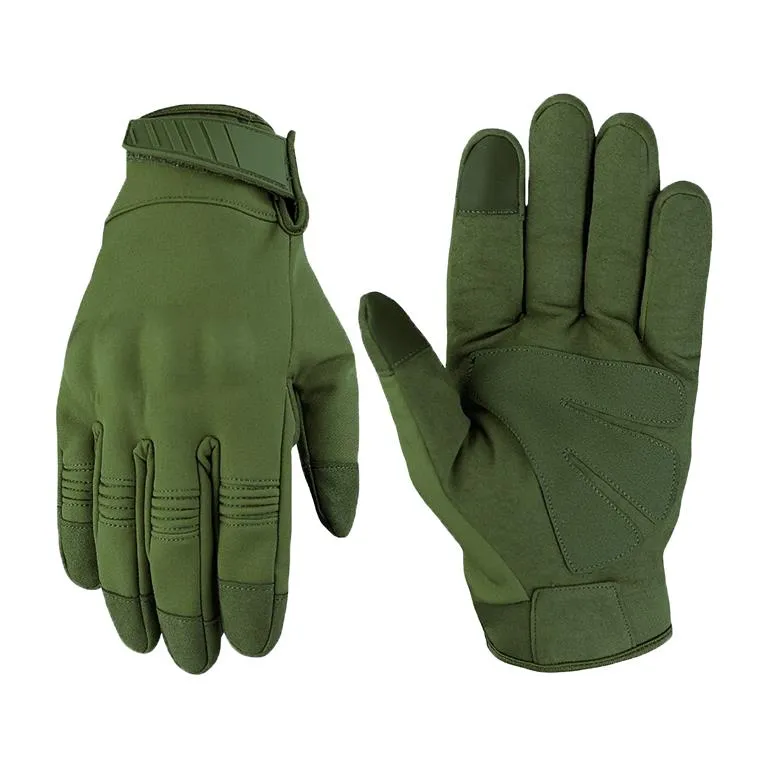 Camo Military Gear - Rękawice Combat Zielone L