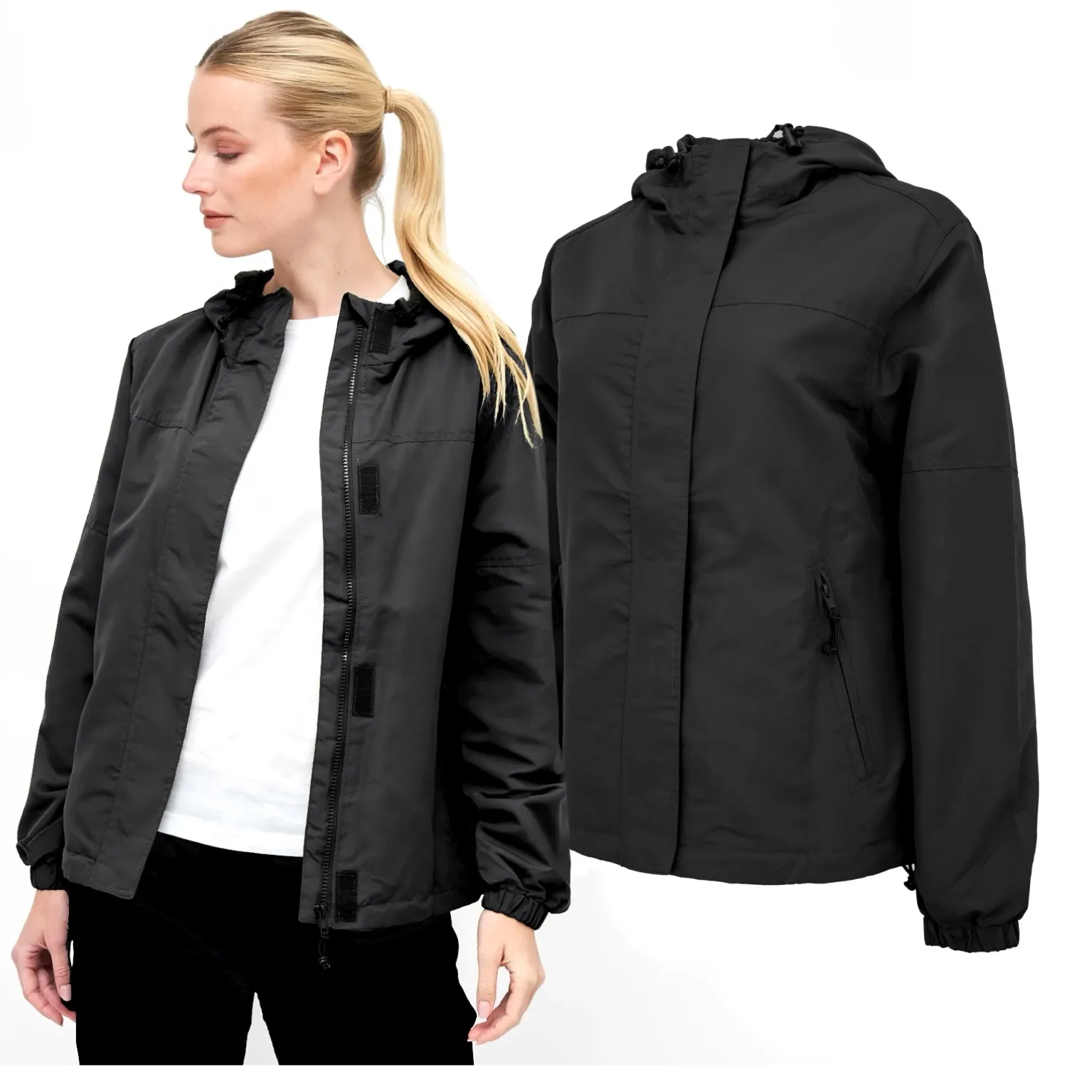 Kurtka damska BRANDIT Summer Windbreaker Frontzip Black XXL