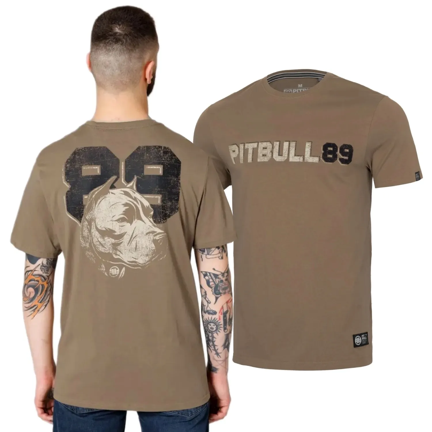 Koszulka Pit Bull Middle Weight 170 Basic Dog 89 '24 - Coyote Brown XXL