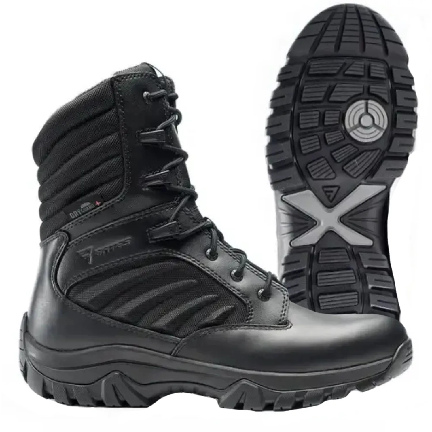 Buty Bates GX X2 Tall Side Zip 03882 - czarne 47