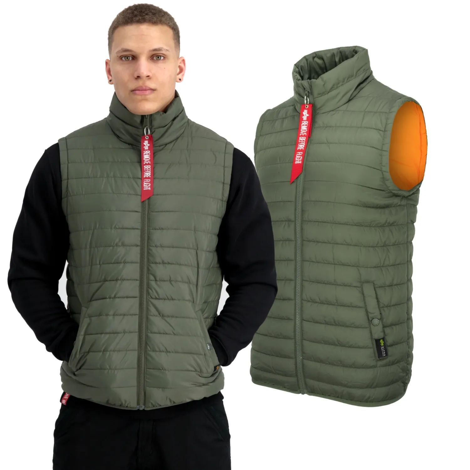 Kamizelka Alpha Industries ULW 138122 142 - Ciemnooliwkowa L