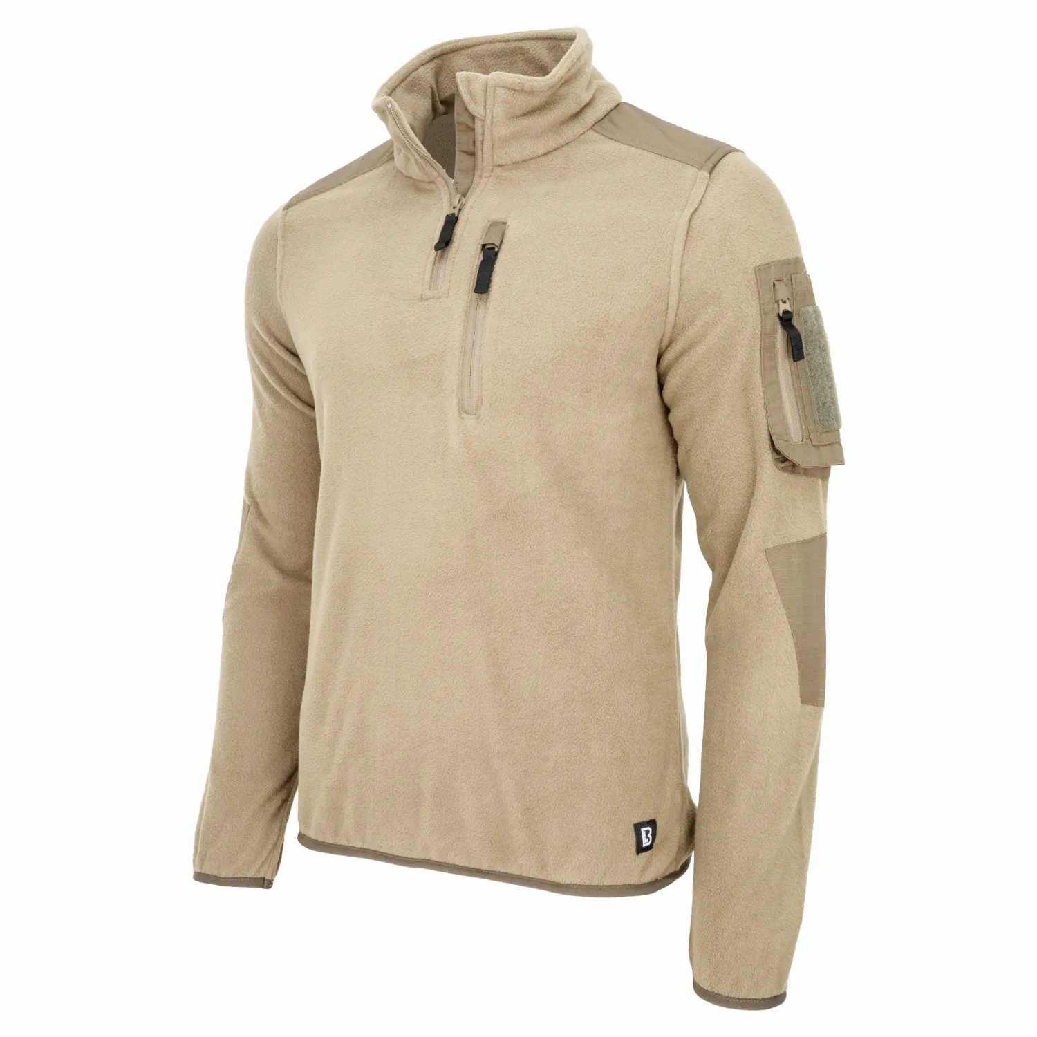Bluza Polarowa Brandit Fleece Troyer Ripstop - Coyote M