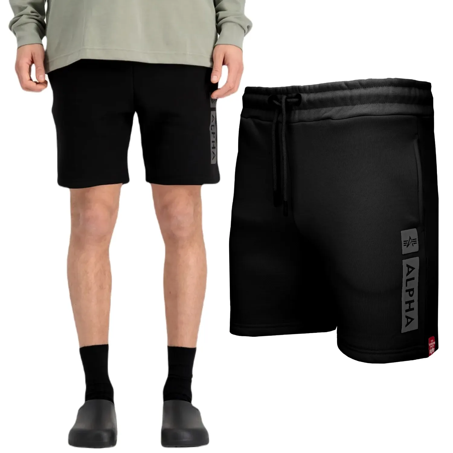 Spodenki Alpha Industries Alpha PP Short 146365 03 - Czarne 3XL