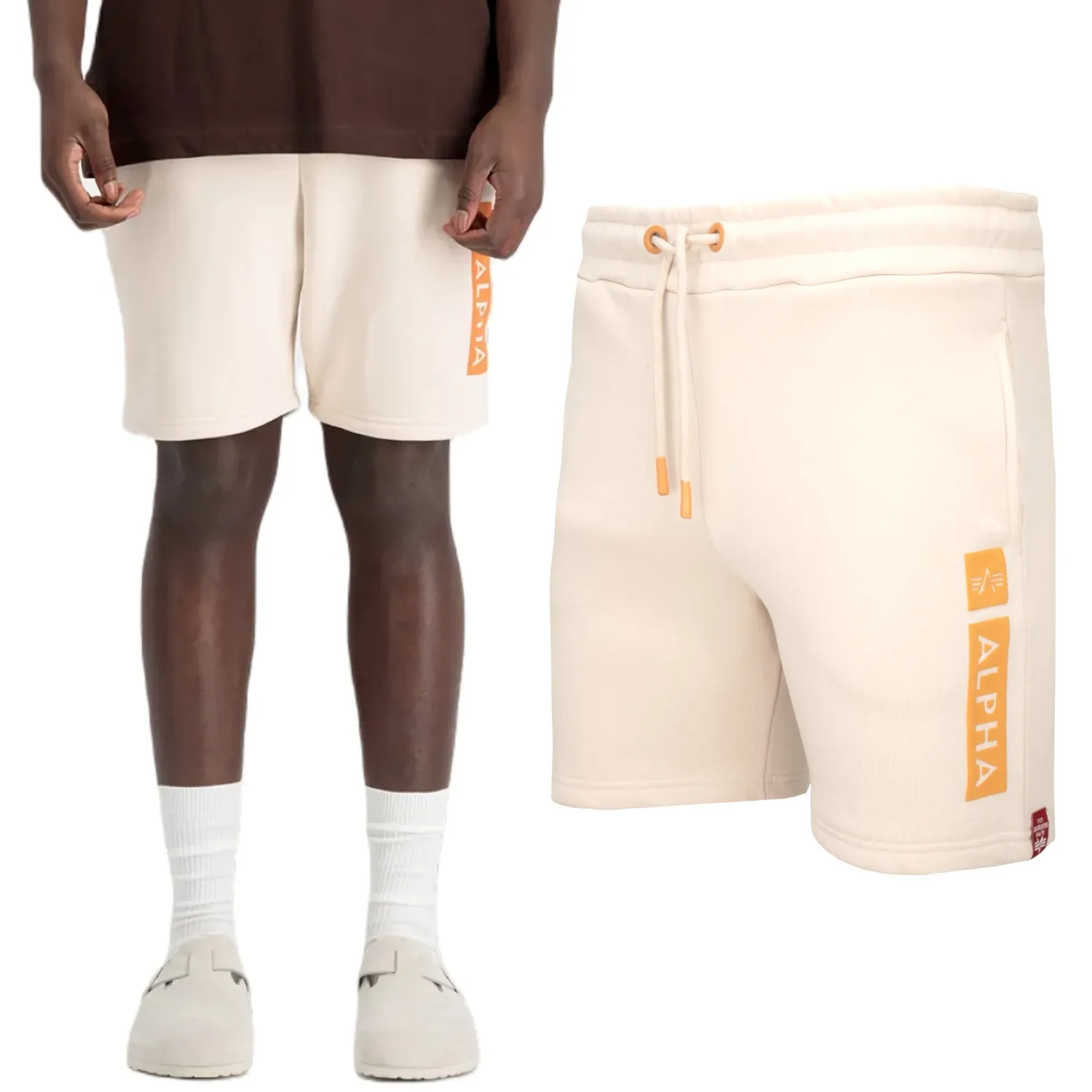 Spodenki Alpha Industries Alpha PP Short 146365 578 - Jet Stream White 3XL