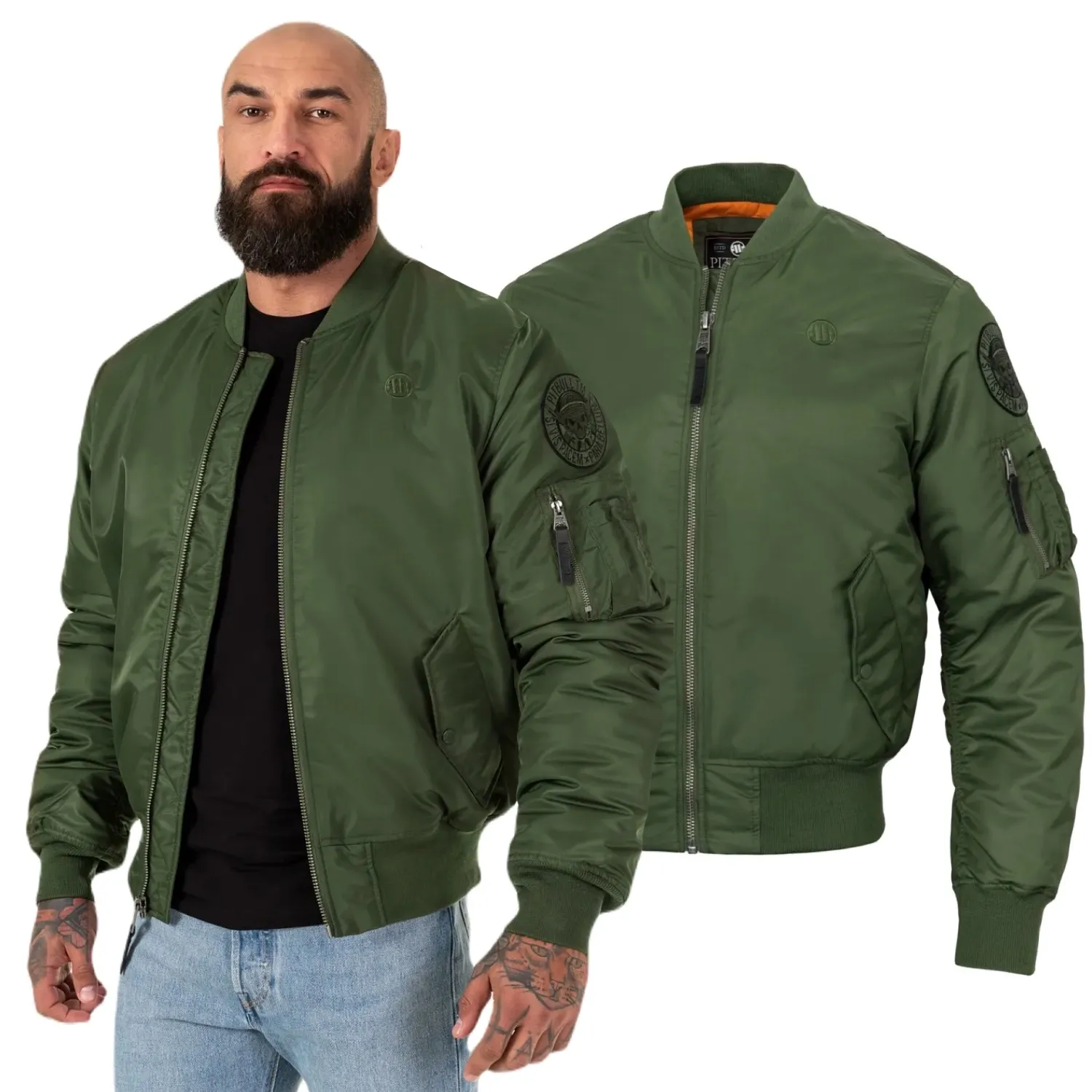 Kurtka przejściowa Pit Bull Verano '24 - Oliwkowa 3XL