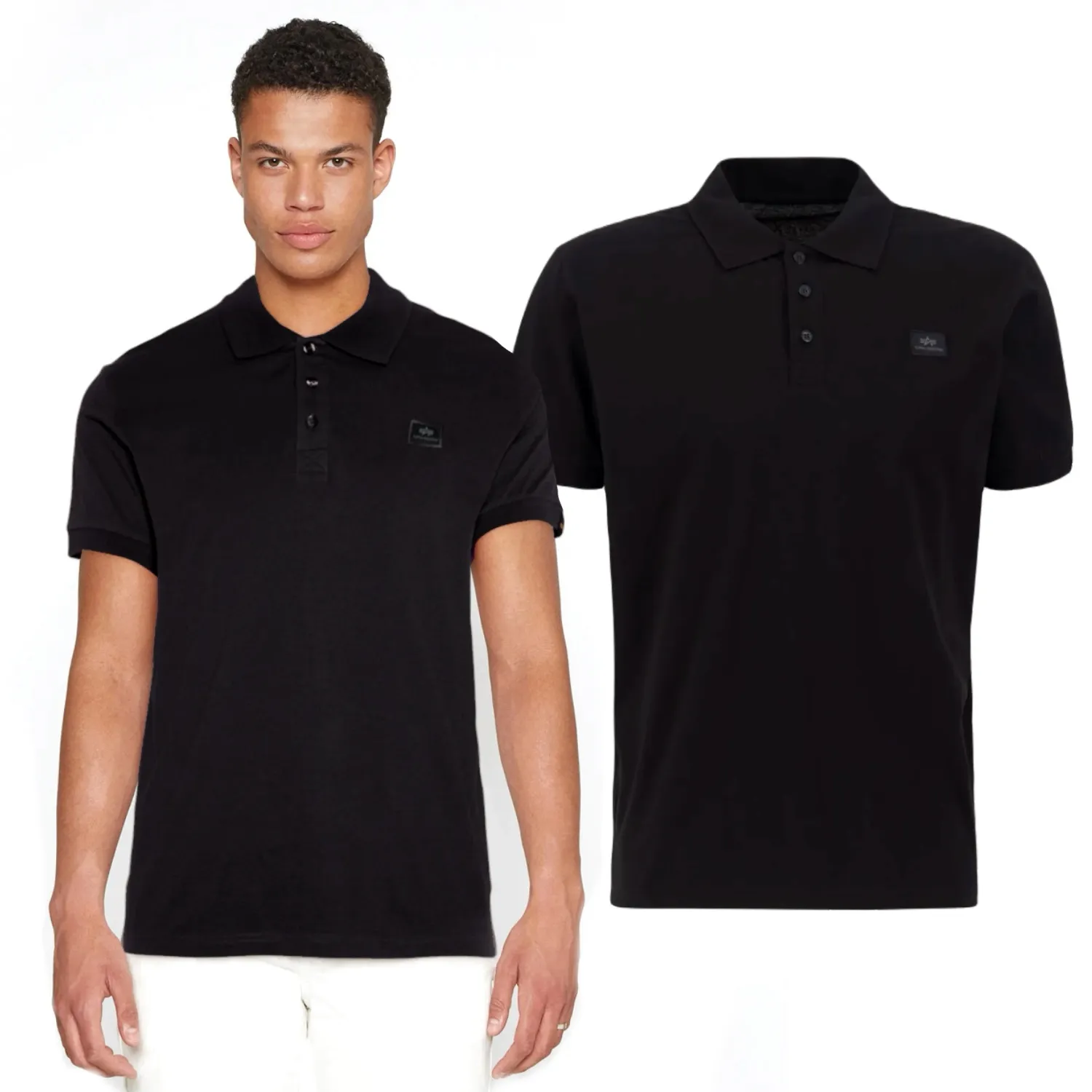 Koszulka Alpha Industries X-Fit Polo 136600 03 - Czarna S