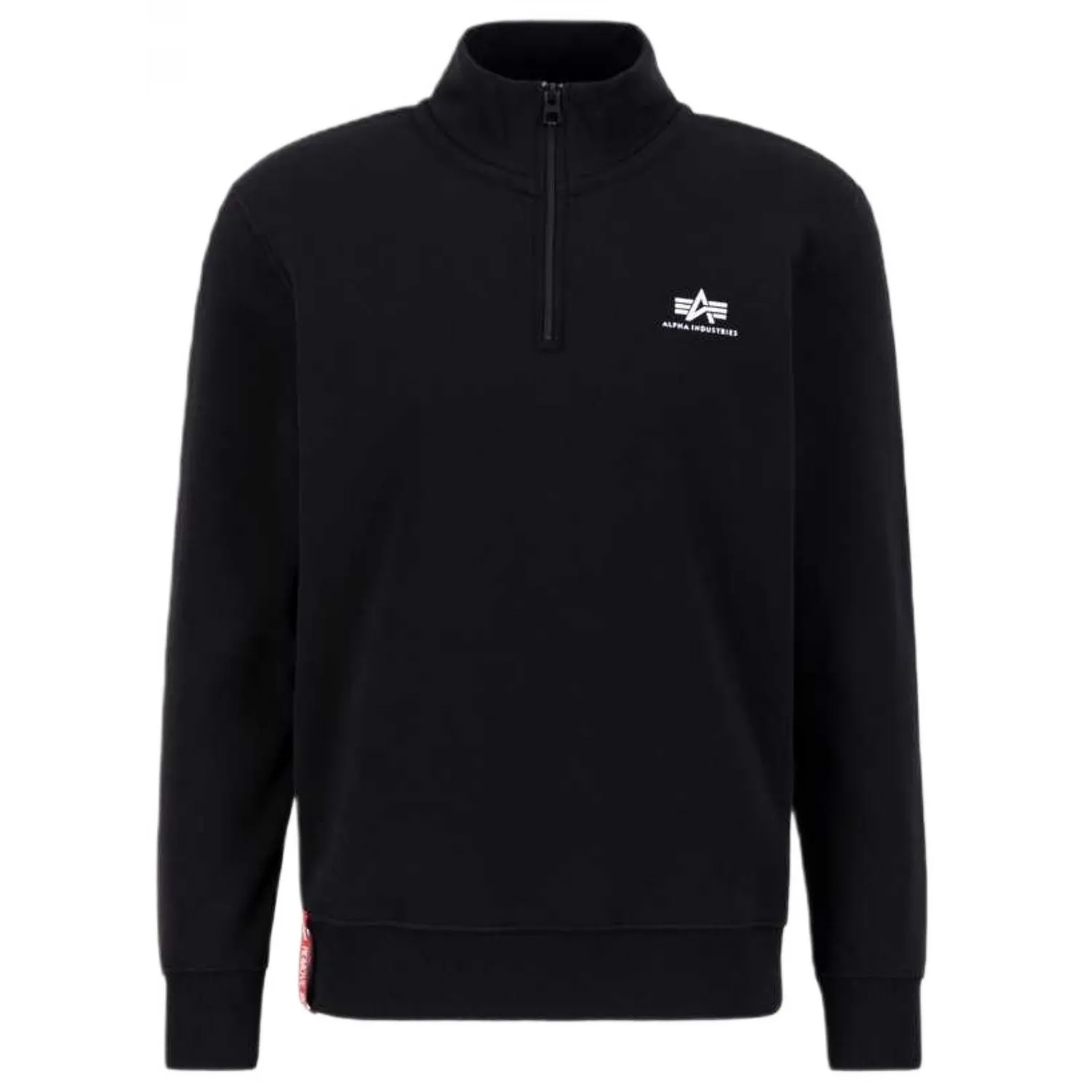 Bluza Alpha Industries Half Zip Sweater SL 108308 03 - Czarna XXL