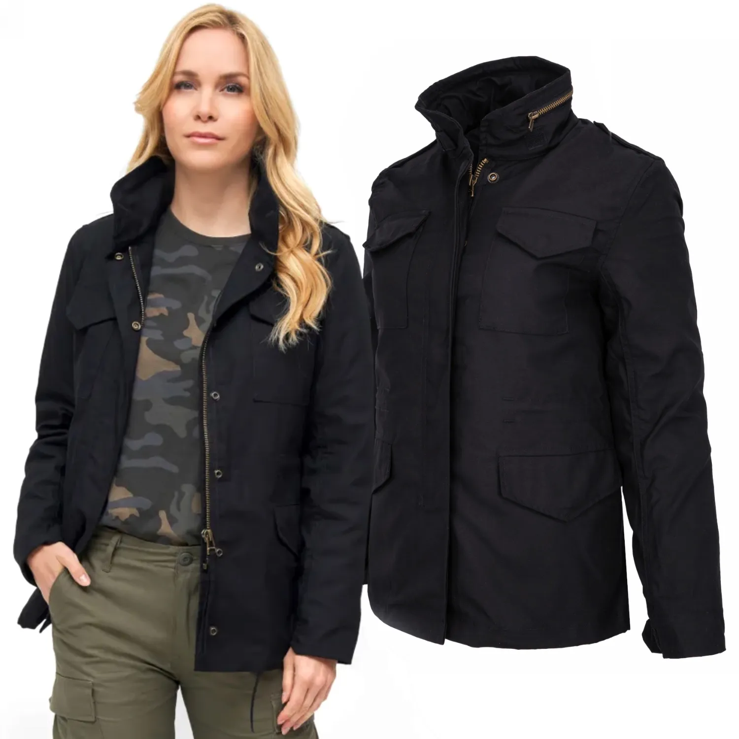 Kurtka Damska BRANDIT M65 Classic - Black XL