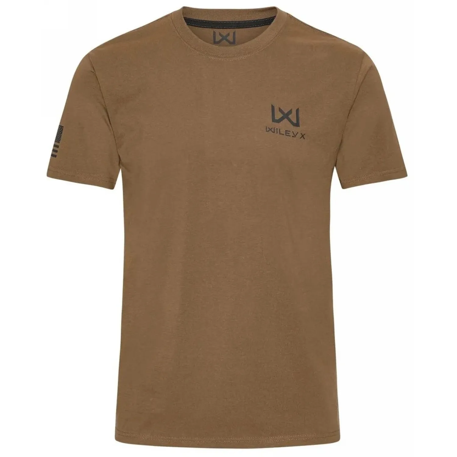 Koszulka T-Shirt Wiley X WX Canyon Logo - Coyote Brown Dark Grey 4XL