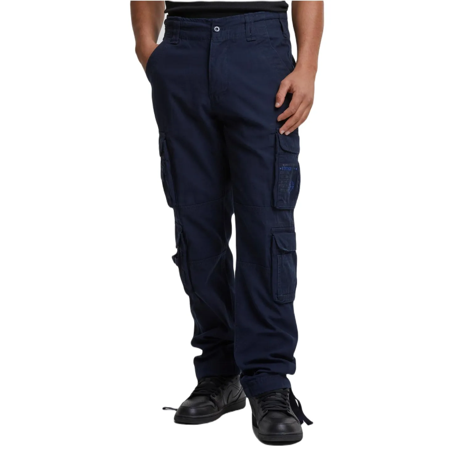 Spodnie BRANDIT Pure Slim Fit Navy  M