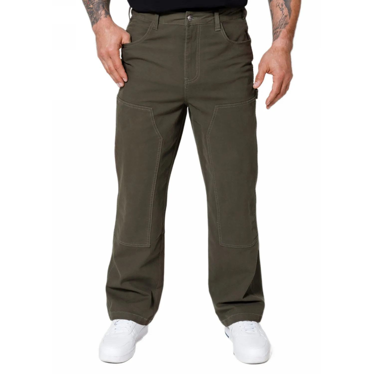 Spodnie Baggy Pit Bull Dogwood '24 - Oliwkowe 31/30