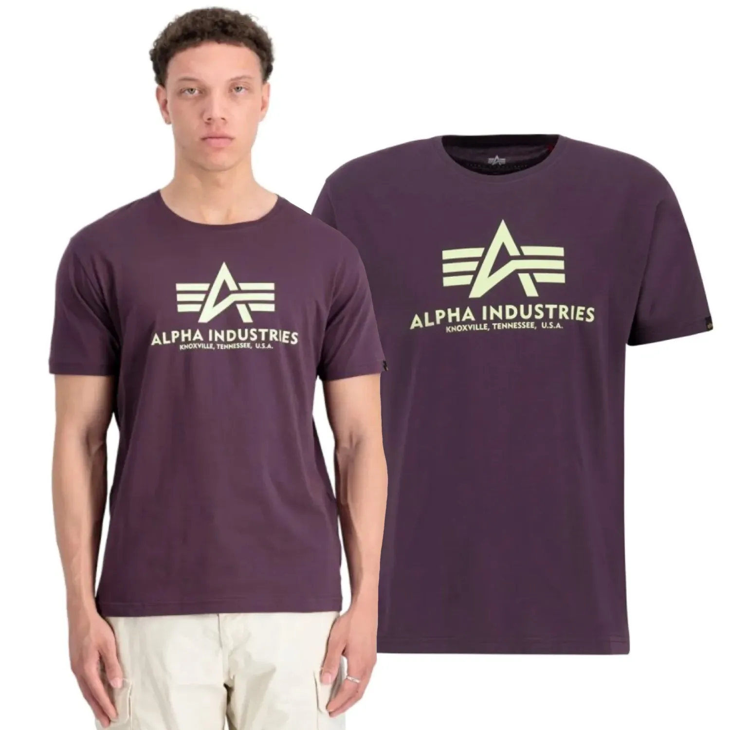 Koszulka Alpha Industries Basic 100501 719 - Plum XL