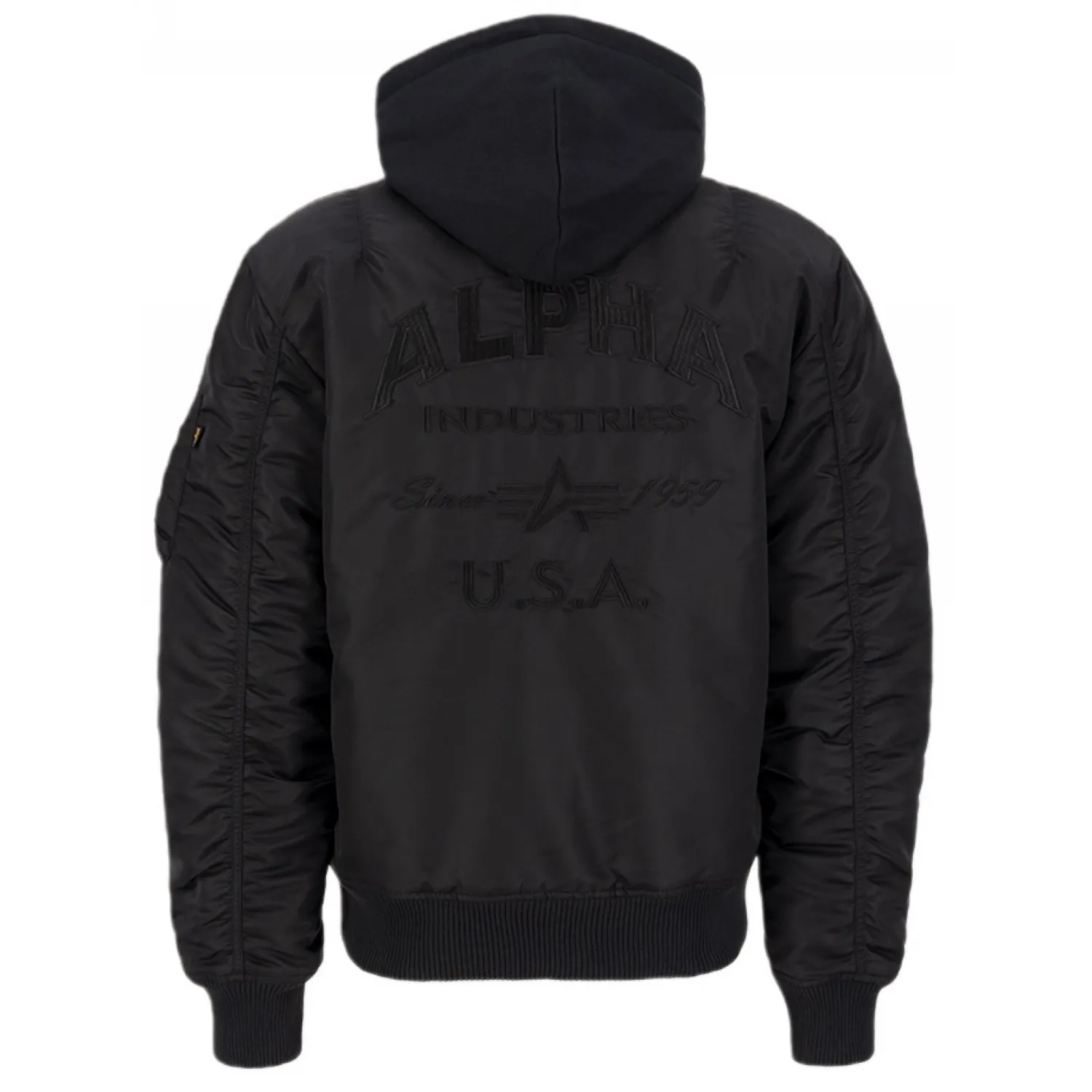 Kurtka Alpha Industries MA-1 ZH Back EMB 138105 03 - Czarna M