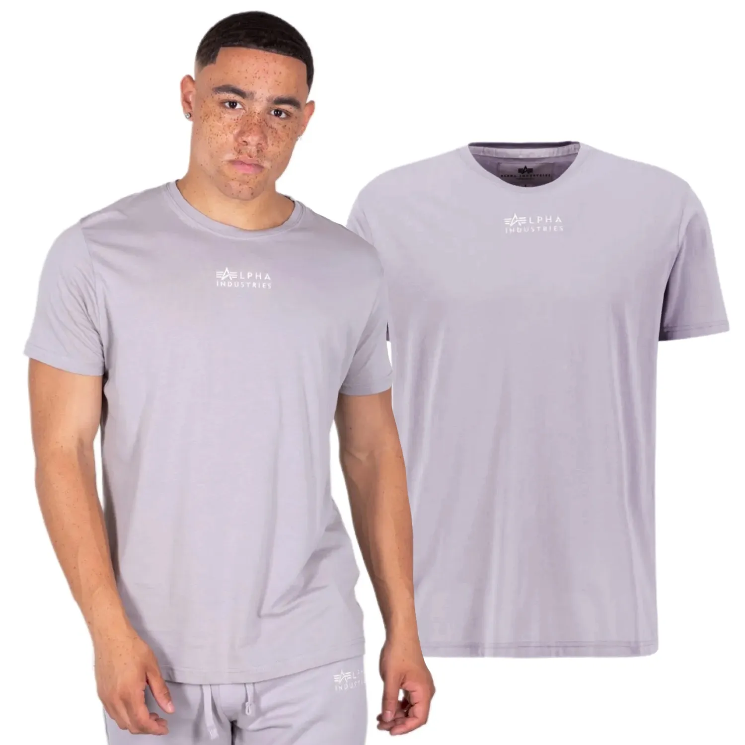 Koszulka Alpha Industries Organics EMB T 118529 643 - Organic Grey S