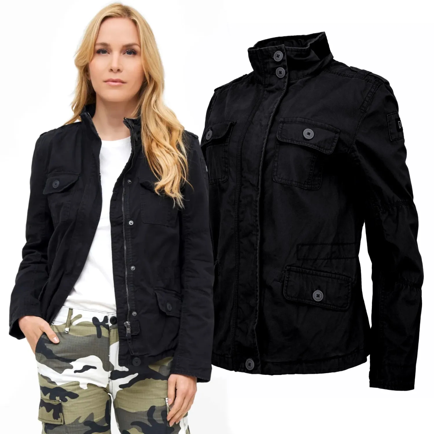 Damska kurtka BRANDIT Britannia Black XS