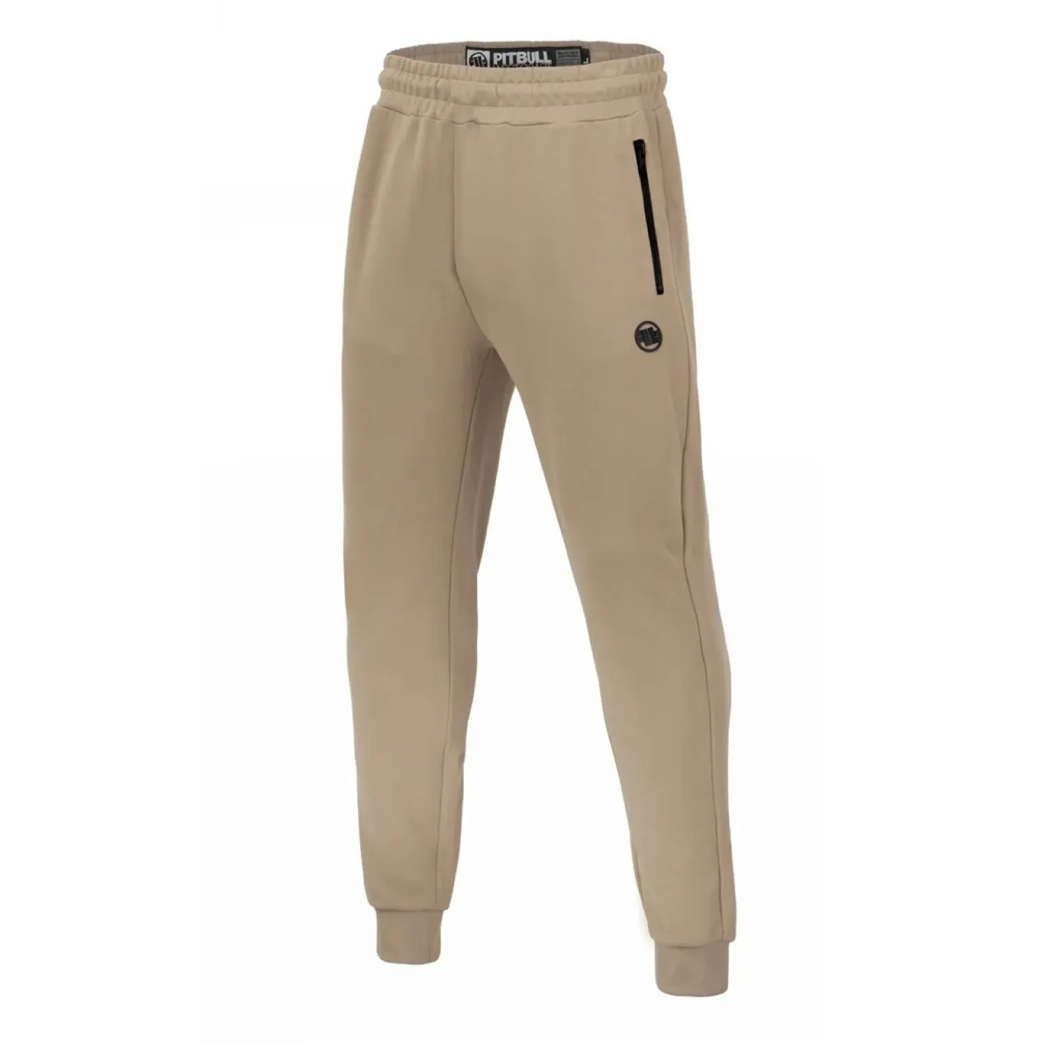 Spodnie dresowe Pit Bull New Brushed Fleece Group Hatton '24 - Piaskowe S