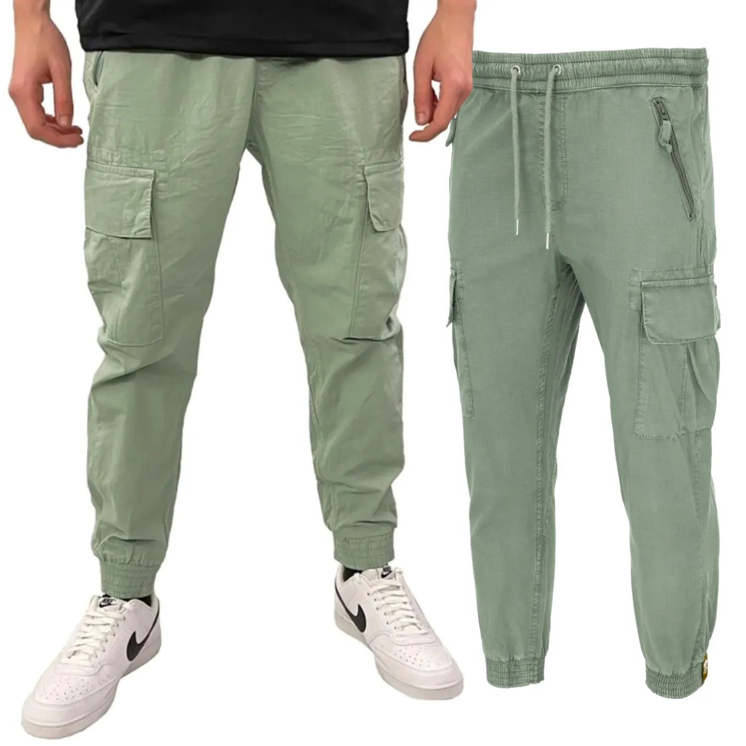 Spodnie Alpha Industries Ripstop Jogger 116201 680 - Dusty Green XXL