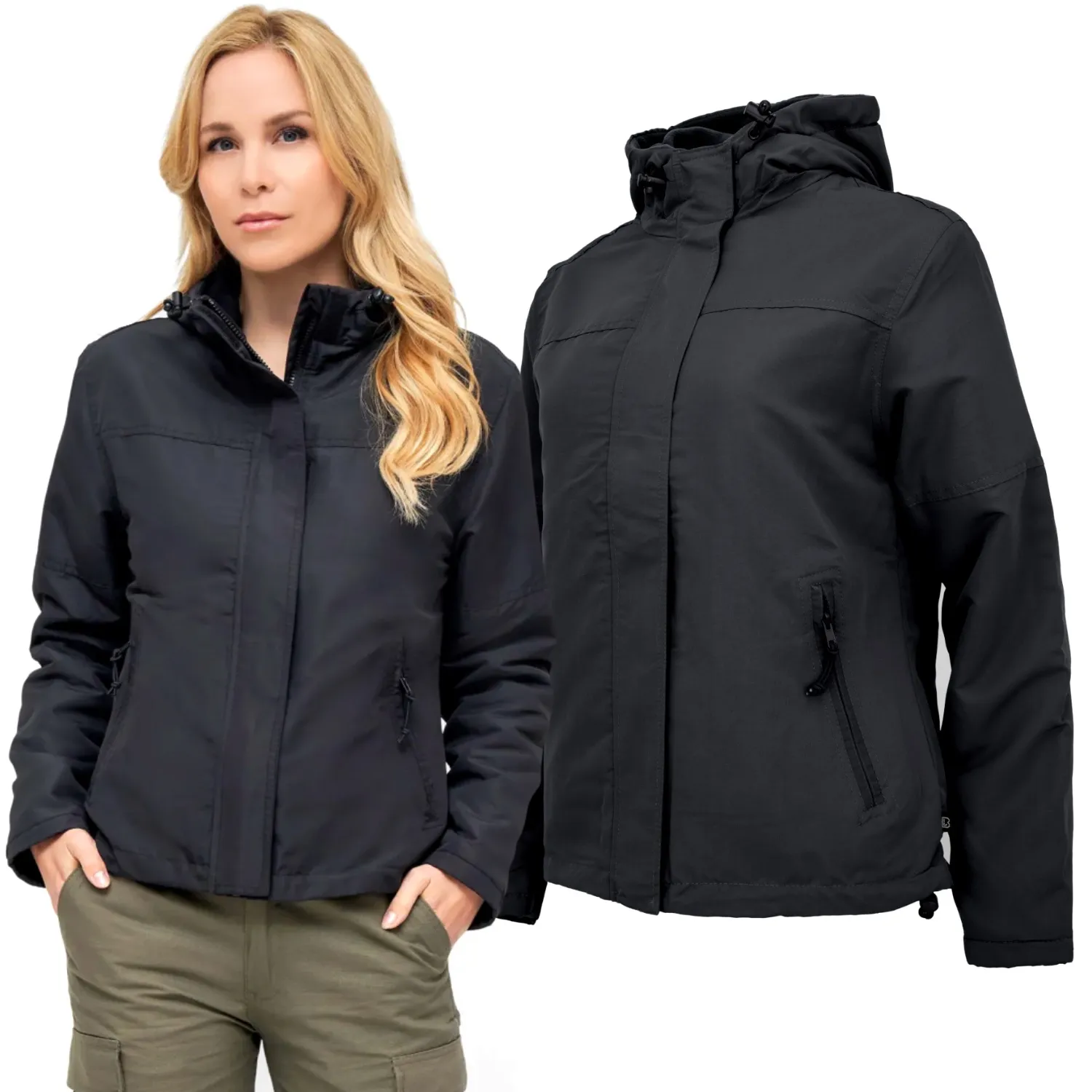 Kurtka damska BRANDIT Windbreaker Frontzip Black XS