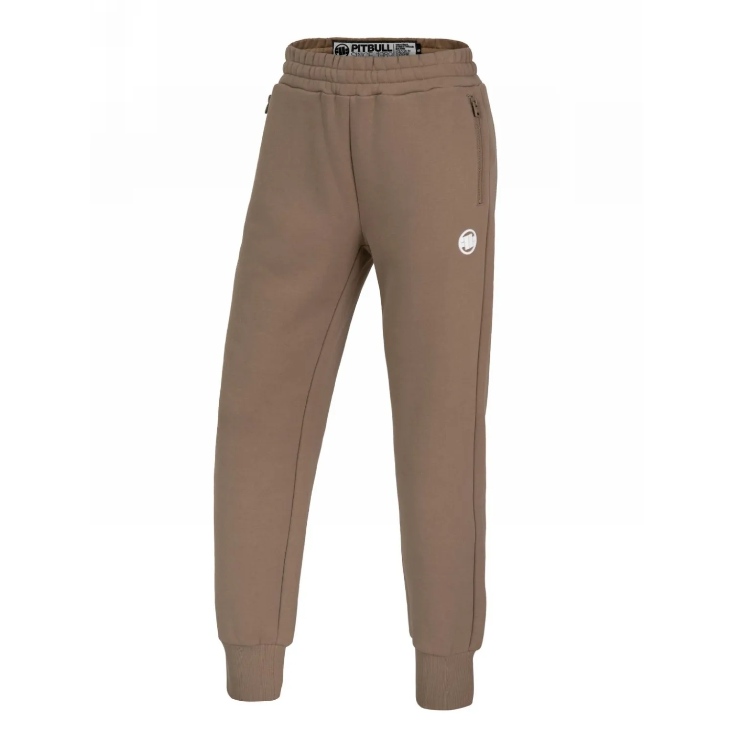 Spodnie dresowe damskie Pit Bull Small Logo WMN '24 - Coyote Brown XL