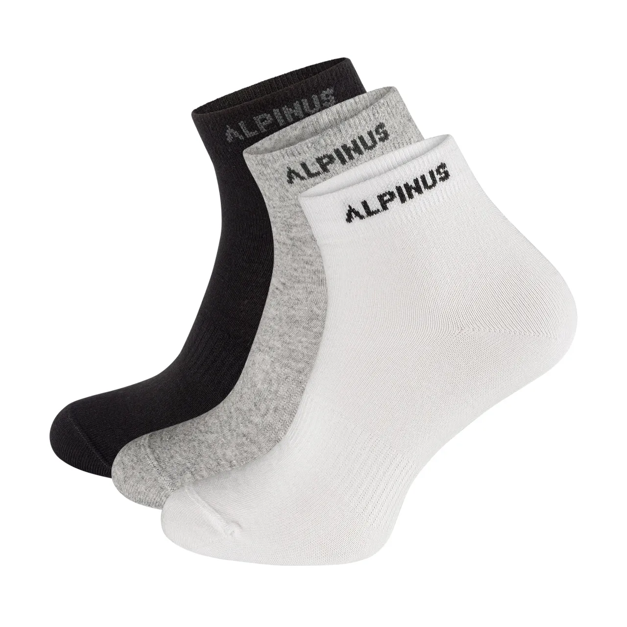 Skarpety Alpinus Puyo 3-pak - Czarne/Szare/Białe 35/38