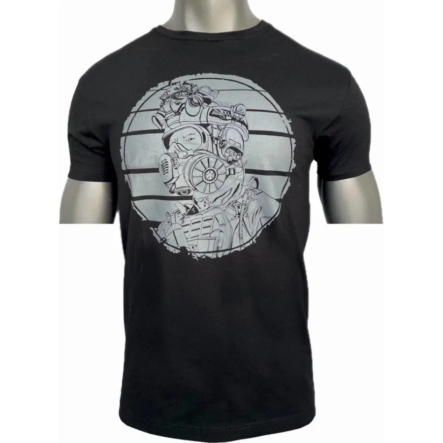 Koszulka T-Shirt Maskpol Wzór 01 Czarna S