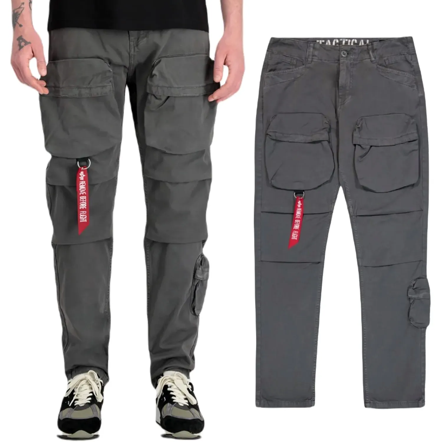 Spodnie Alpha Industries Tactical Pant 148207 684 - Vintage Grey 34