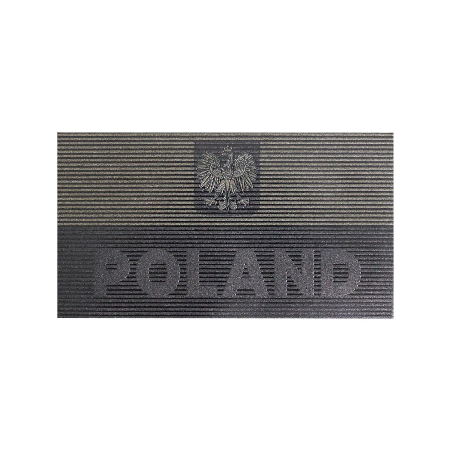 Naszywka Direct Action Polish Large Patch SUBDUED Flag - Czarna/Zielona