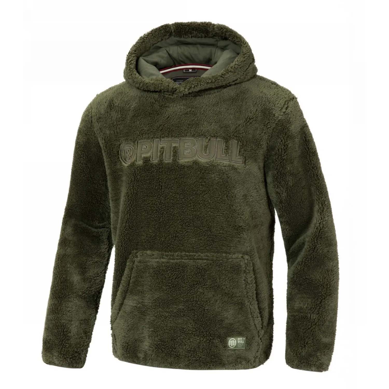 Bluza z kapturem Pit Bull Aragon '24 - Oliwkowa